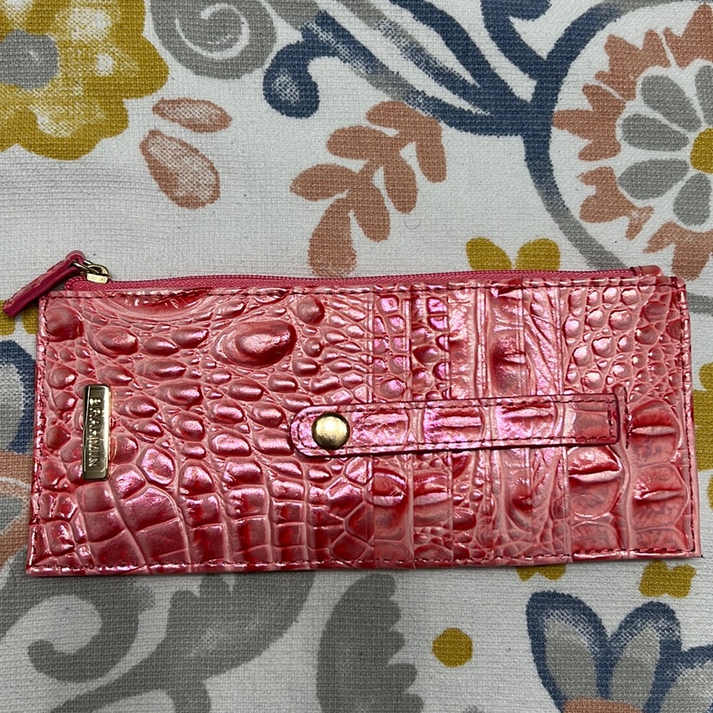 Brahmin Pink Credited Card Holder
